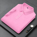 Pink Cotton Polo T-shirt
