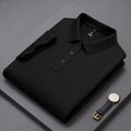 Black Polo Cotton T-shirt