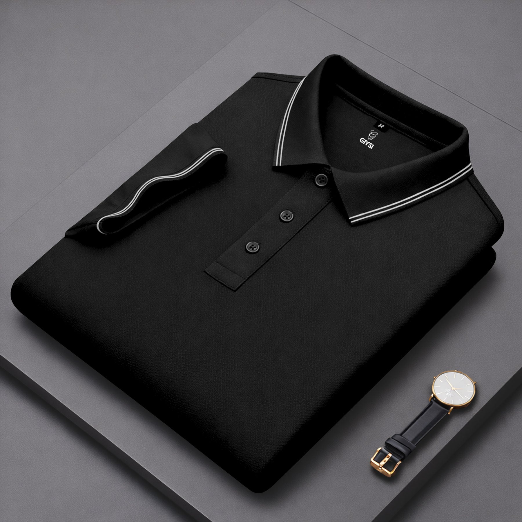 Black Polo T-shirt