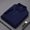 Navy Cotton Polo T-shirt